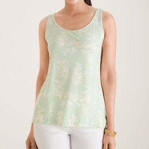 Chico’s Touch of Cool polished tank basic knit.